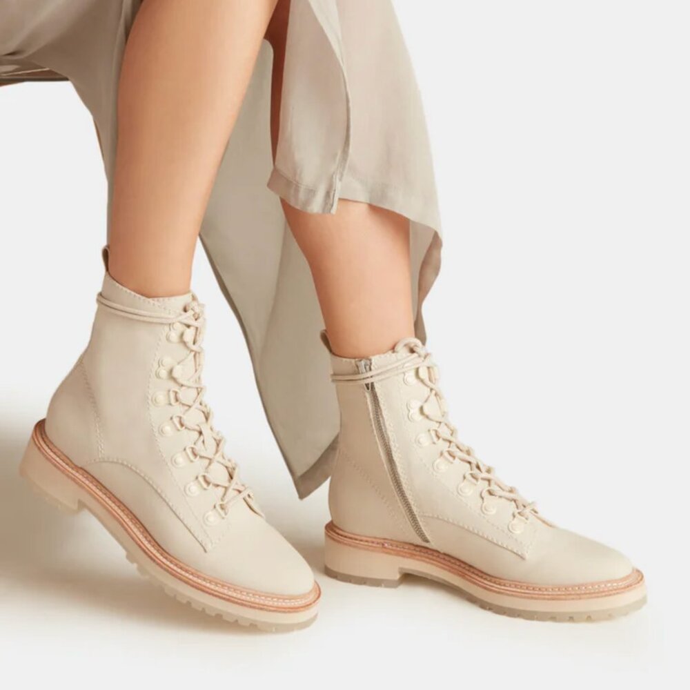 Dolce Vita Lace Up Whitny Boots 8.5